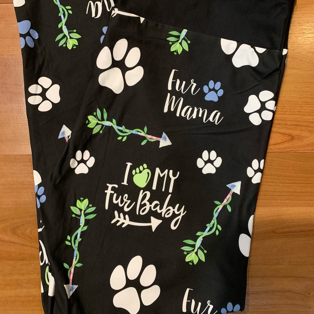 Custom leggings - Fur mama